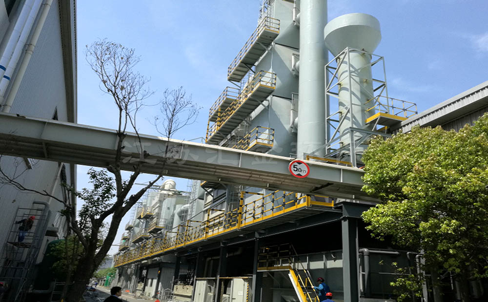 有色鑄造煙氣處理設(shè)備（干法+濕法+活性炭纖維吸附）